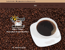 Tablet Screenshot of goodmornincoffeeservice.com